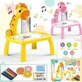 thumbnail image 1 of MesaSe Mini LED Projector Drawing Board Art Drawing Table Kids Painting Board Baby Learning Draw Paint Tools Children Educational Toy, 1 of 7