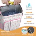 thumbnail image 3 of Adorable Pig Farm Animal Backpack Cooler – Leakproof Insulated Lunch Bag with Aesthetic Abstract Pig Design for Work, Travel & Camping, 3 of 6