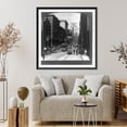 thumbnail image 4 of Historic Framed Print, A busy morning in a bustling city - Fifth Ave., Pittsburgh, Pa., W. from Smithfield St., 17-7/8" x 21-7/8", 4 of 9