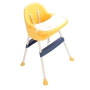 Non Slip Dining Stool, Kids High Chair Easy Cleaning Height Adjustment Comfortable Seat With Tray For Household Use