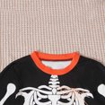 thumbnail image 6 of TOWED22 Kids Halloween Pajamas Toddler Boys Skeleton Glow in The Dark Pjs Girls Pumpkin Sleepwear Clothes Sets, 6 of 8