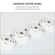 thumbnail image 3 of BRIGHTFUFU 8pcs Conveniente Sticky Caster Rueda Adhesiva Muebles Muebles Ruedas Caster, 3 of 8
