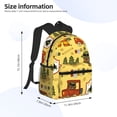 thumbnail image 2 of Gaeub Sac à Dos Imprimé Garde Forestier Imperméable pour Hommes Femmes Sacs de Collège Lycée, 2 of 6