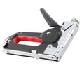 thumbnail image 1 of Photo Frame Stapler, 600Nails Capacity Staple , U-Shaped/Door-Shaped/T-Shaped Staple Aluminum Alloy 4.6X1X6.3In For  Photo Frame, 1 of 8