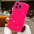 thumbnail image 2 of Case for iPhone 14 Pro,Super Cute Vibrant Neon Glitter Shiny Bling Sparkly Glossy Girly Case,Shockproof Slim Camera Protection Case for iPhone 14 Pro Phone Case 6.1 Inch,Hot Pink, 2 of 10