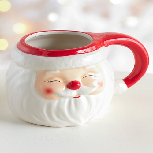 Vintage Holiday Santa Mug