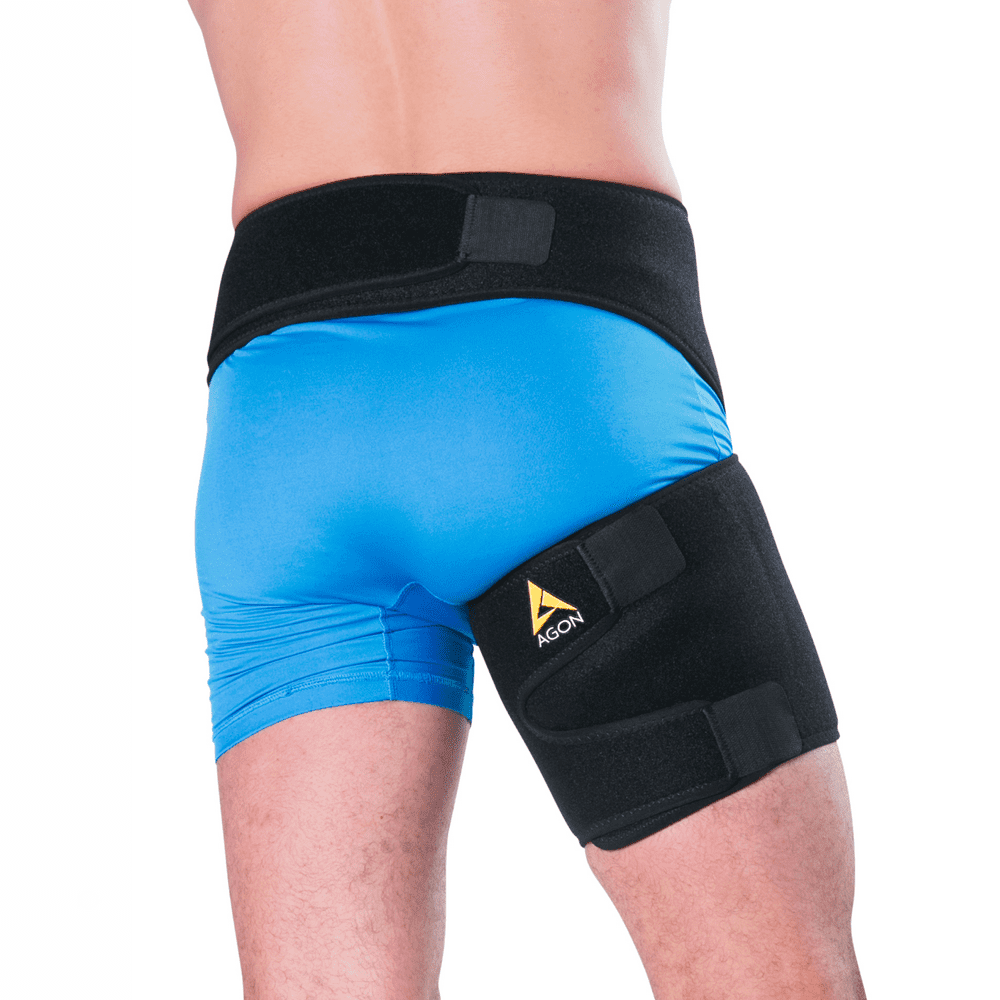 AGON® Groin Support Pulled Hamstring Hip Joint Pain Thigh Wrap Brace