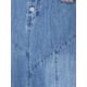 thumbnail image 5 of Falda de mezclilla casual INSPIRE CHIC para mujer, de cintura alta, en línea A, falda maxi acampanada M azul claro, 5 of 6