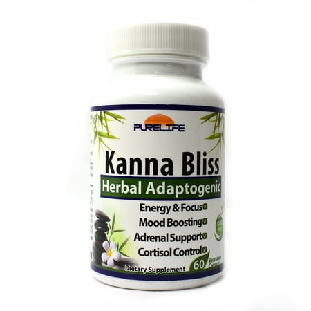 Herbal Life - Pure Life Kanna Bliss Herbal Adaptogenic - 60 Vegetarian Capsules