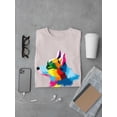 thumbnail image 3 of Head Portrait Corgi Multicolor T-Shirt Men -Image by Shutterstock, Male 4X-Large, 3 of 4
