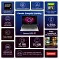 thumbnail image 2 of Lenovo LOQ 15.6" FHD Laptop, AMD Ryzen 7, 16GB RAM, 512GB SSD, NVIDIA GeForce RTX 5050,, 83JG006RUS, 2 of 11