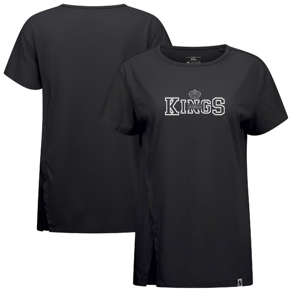 Women's Levelwear Black Los Angeles Kings Influx Journey T-Shirt