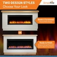 thumbnail image 4 of SimpliFire Boyd 68"W x 40"H x 7.5"D Wall Mount Electric Fireplace Build-Out Kit for 50" Allusion Platinum, 4 of 6