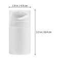 thumbnail image 2 of FESTFENDS 3pcs Clear Airless Pump Bottles with Simple Design for Camping Use, 2 of 8