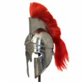 thumbnail image 1 of EcWorld Entreprises 8880632A Antique Réplique Corinthienne Plume Rouge Armure Casque, 1 of 1