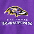 thumbnail image 4 of Men's Dunbrooke Purple/Black Baltimore Ravens Apprentice Full-Zip Hoodie, 4 of 4