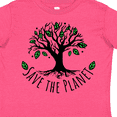 thumbnail image 4 of Inktastic Save the Planet Tree Design with Green Leaves Boys or Girls Toddler T-Shirt, 4 of 5