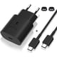 thumbnail image 2 of Cargador de teléfono Adaptador de cable de carga de cargador rápido de 25 W para Samsung S20 Note10 S21 Ndcxsfigh Para estrenar, 2 of 3