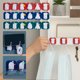 thumbnail image 1 of Fiudx Ganchos de Pared Resistentes, Adhesivo Fuerte, Instalación Sencilla Sin Taladros, Diseño Transparente, Organizador Versátil para El Hogar, La Cocina y El Baño, Solución Que Ahorra Espacio, Paqu, 1 of 5