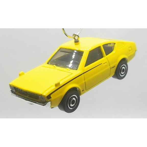 Christmas Ornament for 1975 Mitsubishi Lancer Celeste Yellow