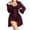 Watermelon Red, variant on JSGEK Women Sheer Robe and Chemise Dress 2 Piece Set Lace Trim Belted Waist Nightwear Lingerie Set Red M