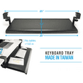 thumbnail image 3 of MAX SMART Clamp on Keyboard Tray 21 Inch, 3 of 7