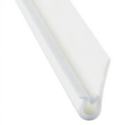 AP Products 018-635-216 - 18' White PVC Door/Window Sewn J-Seal with Wiper
