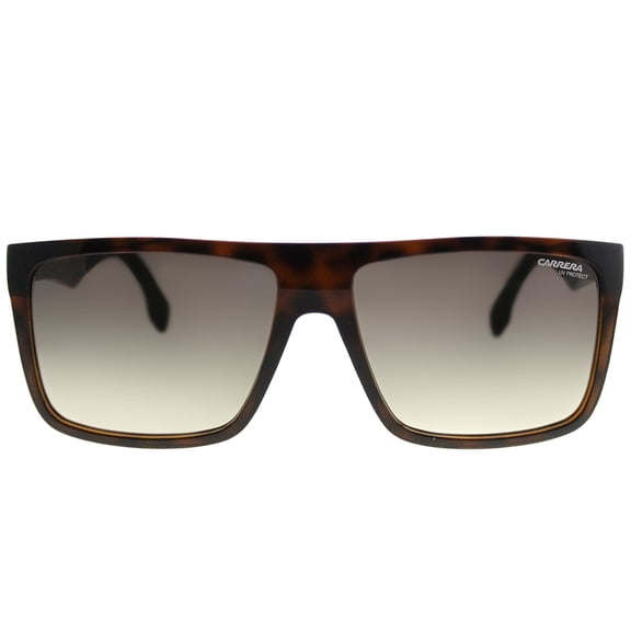 Carrera 5039/S Plastic Unisex Rectangle Sunglasses Havana Matte Black 58mm Adult
