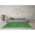 thumbnail image 3 of Ahgly Company Indoor Rectangle Oriental Emerald Green Industrial Area Rugs, 2' x 5', 3 of 4