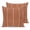 Orange, variant on 20x20 Pillow Covers Set of 2, Sage Green Striped Throw Pillow Covers Decorative Couch Cushion Case, Farmhouse Linen Texture Line Stripes Microfiber Square Pillowcases for Bedroom Car Living Room