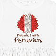 thumbnail image 4 of Inktastic I'm So Cute, I Must Be Peruvian Flag Sunflower Girls Toddler Dress, 4 of 5