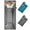 Gray, variant on Sleeping Bag Liner, Ultralight Silky Satin Adult Sleep Sack & Self Tan Sleep Sack with Two-Way-Zipper, Single Camping Sheet & Travel Sheets for Hotel