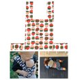 thumbnail image 2 of Portabebés de algodón con estampado de fresas rojas y dibujos animados para niños, 2 of 6