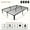 Queen, variant on 14" Black Metal Bed Frame, 3500LBS Heavy-Duty, Round Fan Legs, 4 Mattress Limiters, Noise-Free, Underbed Storage, Easy Assembly