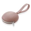 Ali+Oli Pacifier Holder Case (Cork) Stores Pacifiers & Pacifier Clips | Stroller & Diaper bag accessory | BPA Free food-grade silicone
