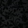 thumbnail image 3 of Zelouf Madelyn Paisley Flocked Ity  , Sewing, DIY, Crafts Fabric by the Yard, Black/black, 1 Yard, 3 of 3
