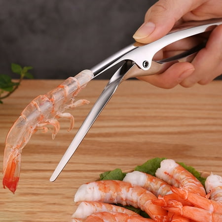 

XDian Stainless Steel Lobster Cracker Shrimp Cleaner Prawn Seafood Peeler Kitchen Tool