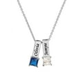 thumbnail image 2 of Personalized Family Charm Pendant with Up to 6 Square-Shaped Birthstones, 2 of 2