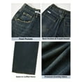 thumbnail image 5 of EMMIOL Women's Y2K Barrel Baggy Jeans Stretch High Waist Wide Leg Jeans Vintage Boyfriend Denim Pants, 5 of 7