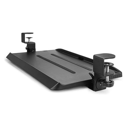 Clamping Under-Desk Keyboard Tray with Ergonomic 3-Angle Adjustment