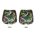 thumbnail image 3 of Daiia Big Bass Fish Pattern Women's 2 in 1 Running Shorts - Lightweight Athletic Workout Gym Yoga Shorts Liner with Phone Pockets-XX-Large, 3 of 7