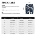 thumbnail image 4 of Bixox Men's Cherry Blossoms on Navy Background printed lightweight casual shorts, soft sleep shorts with pockets., 4 of 7