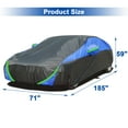 Universal Car Cover for Sedan 100 Waterproof Thickened PEVA&Cotton