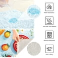 thumbnail image 3 of Yayeee Bath Rug for Bathroom Floor Non Slip Contour Fluffy Soft Absorbent Mat, 20"x24", Yellow Tomatoes, 3 of 7