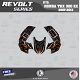thumbnail image 2 of Kalair GFX Graphics Kit for Honda TRX300EX (2007-2013) Revolt Series, 2 of 6