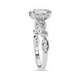 thumbnail image 3 of IGI Certified Lab Grown Diamond Engagement Ring | Center 7.5MM Princess Cut Beaded Hidden Halo Solitaire Wedding Rings For Women In 18K Solid White Gold | F-G, VS-SI Quality (2.60 Ctw) Ring Size-6, 3 of 7