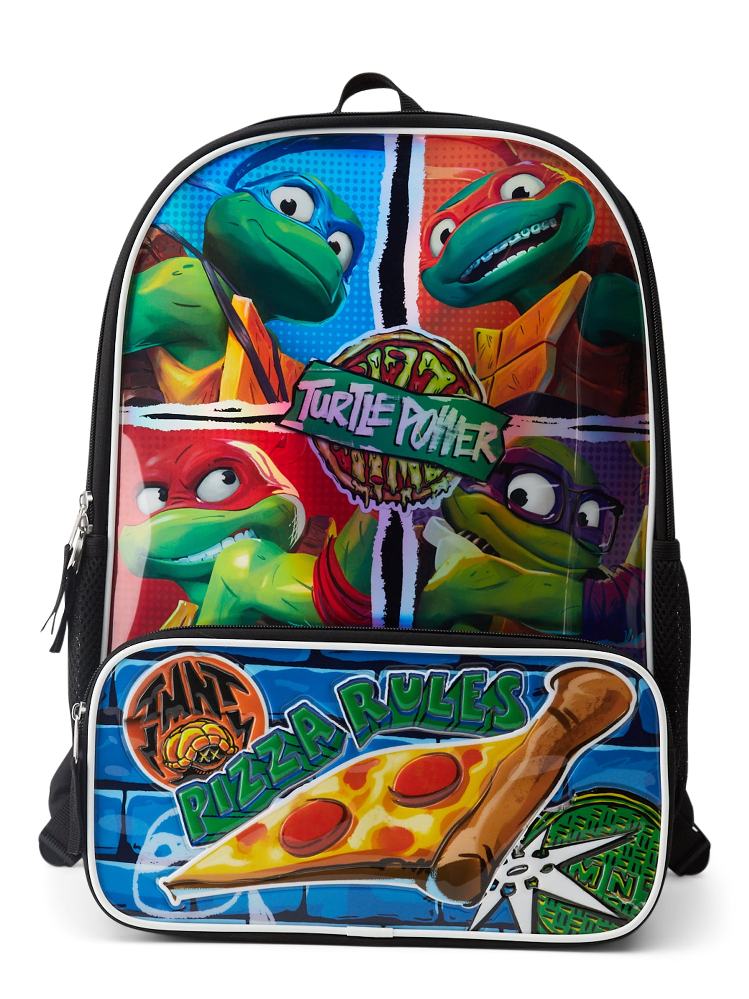 Nickelodeon Ninja Turtle Boy's 17" Backpack, Black