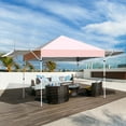 thumbnail image 4 of Patiojoy 10x17ft Pop up Canopy  3 Height Adjustment Folding Tent with Roller Bag Pink, 4 of 10
