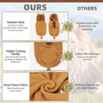 thumbnail image 6 of Monebena Dog Lion Costume, Dog Halloween Costume, Lion Mane Dog Outfits Fleece Sweater Hoodie Clothes,Pet Funny Cosplay Dress up Cold Weather Coats with Leash Hole for Small Medium Large Dogs S, 6 of 8