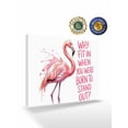 thumbnail image 2 of Pink Flamingo Wall Art for Living Room,Canvas Picture Wall Decor for Bathroom Bedroom,Summer Animal Gradient Watercolor Painting Artwork for Office Kitchen Hallway Dining Room Home Decor 24"x32", 2 of 8